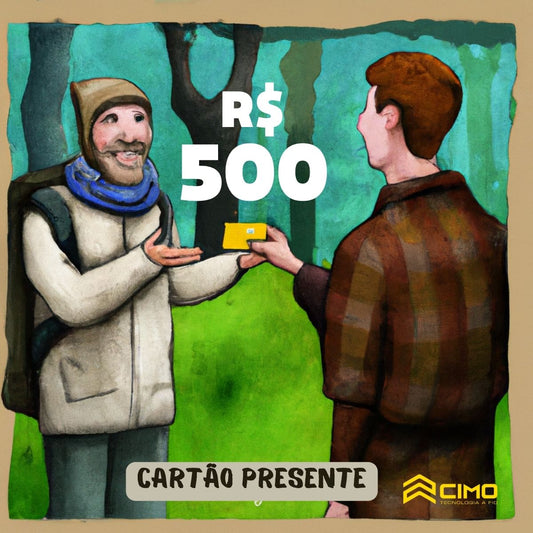 Cartão-Presente CIMO - R$ 500,00