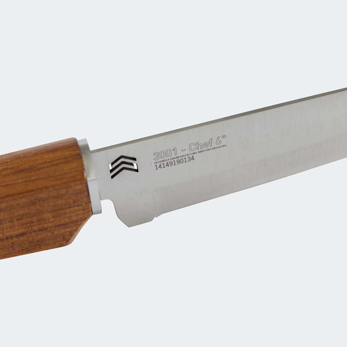 Faca Cimo Oiti Chef 6” Inox Cabo Madeira - 3001/6