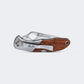 Canivete Cimo Heeler 3 Inox Full Flat Cabo Madeira Com Clip - 9440/3-MAD FF
