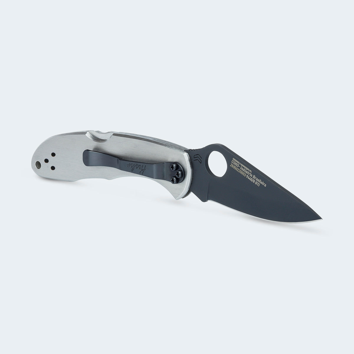 Canivete Heeler 8 Black Titanium com Clip | Cutelaria CIMO – Cimo