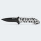 Canivete Cimo Tomahawk Skull 01 Inox Cabo Alumínio - 9754/3 SKL01