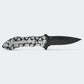 Canivete Cimo Tomahawk Skull 01 Inox Cabo Alumínio - 9754/3 SKL01