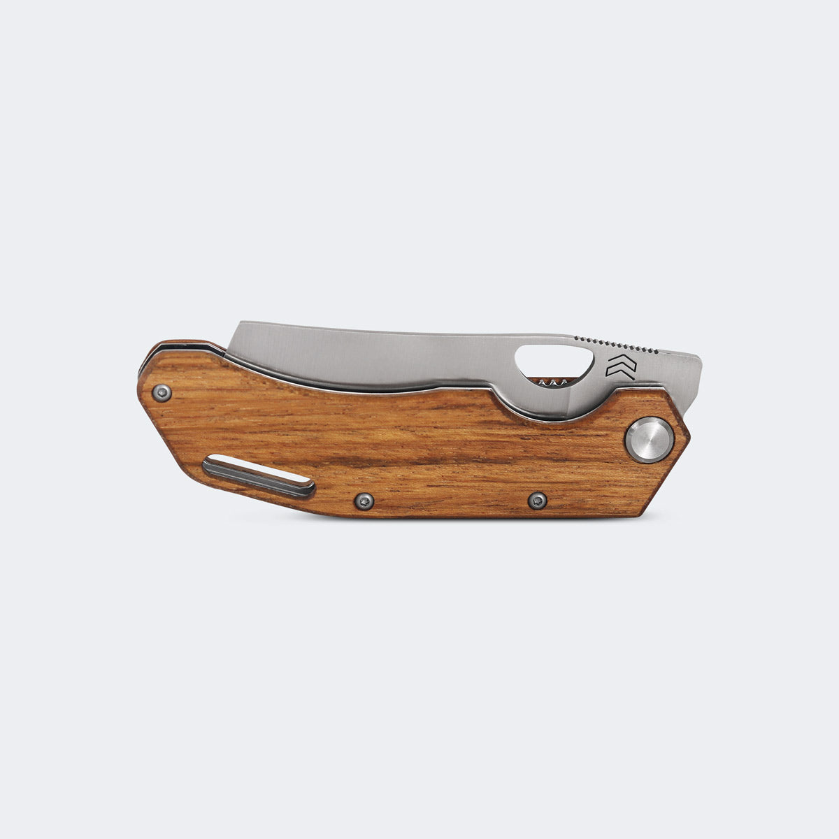 Canivete Cimo Brown Horse Cleaver Inox Cabo Madeira Bh85c