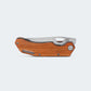 Canivete Cimo Brown Horse Tanto Inox Cabo Madeira Com Clip – BH85T