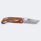 Canivete Cimo Brown Horse Tanto Inox Cabo Madeira Com Clip – BH85T