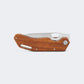 Canivete Cimo Brown Horse Inox Cabo Madeira Com Clip - BH85