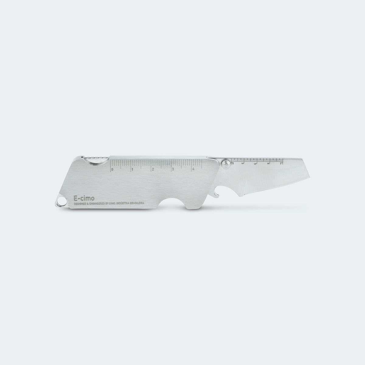 Canivete E-Cimo Inox Cabo Inox Lâmina Lisa - 4545/2