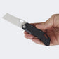 Canivete Cimo Eclipse Cleaver Inox Cabo Fibra de Carbono Com Clip - EC85C