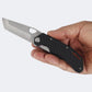 Canivete Cimo Eclipse Tanto Inox Cabo Fibra de Carbono Com Clip - EC85T