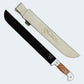 Facão Cimo 16” Carbono Cabo Alumínio E Madeira Com Bainha - 1070/16 C/B