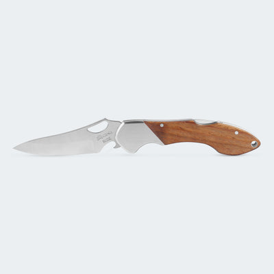 Canivete Cimo Gecko 9 Inox Cabo Madeira Com Clip - GE9-MAD
