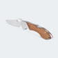 Canivete Cimo Gecko 9 Inox Cabo Madeira Com Clip - GE9-MAD