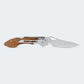 Canivete Cimo Gecko 9 Inox Cabo Madeira Com Clip - GE9-MAD