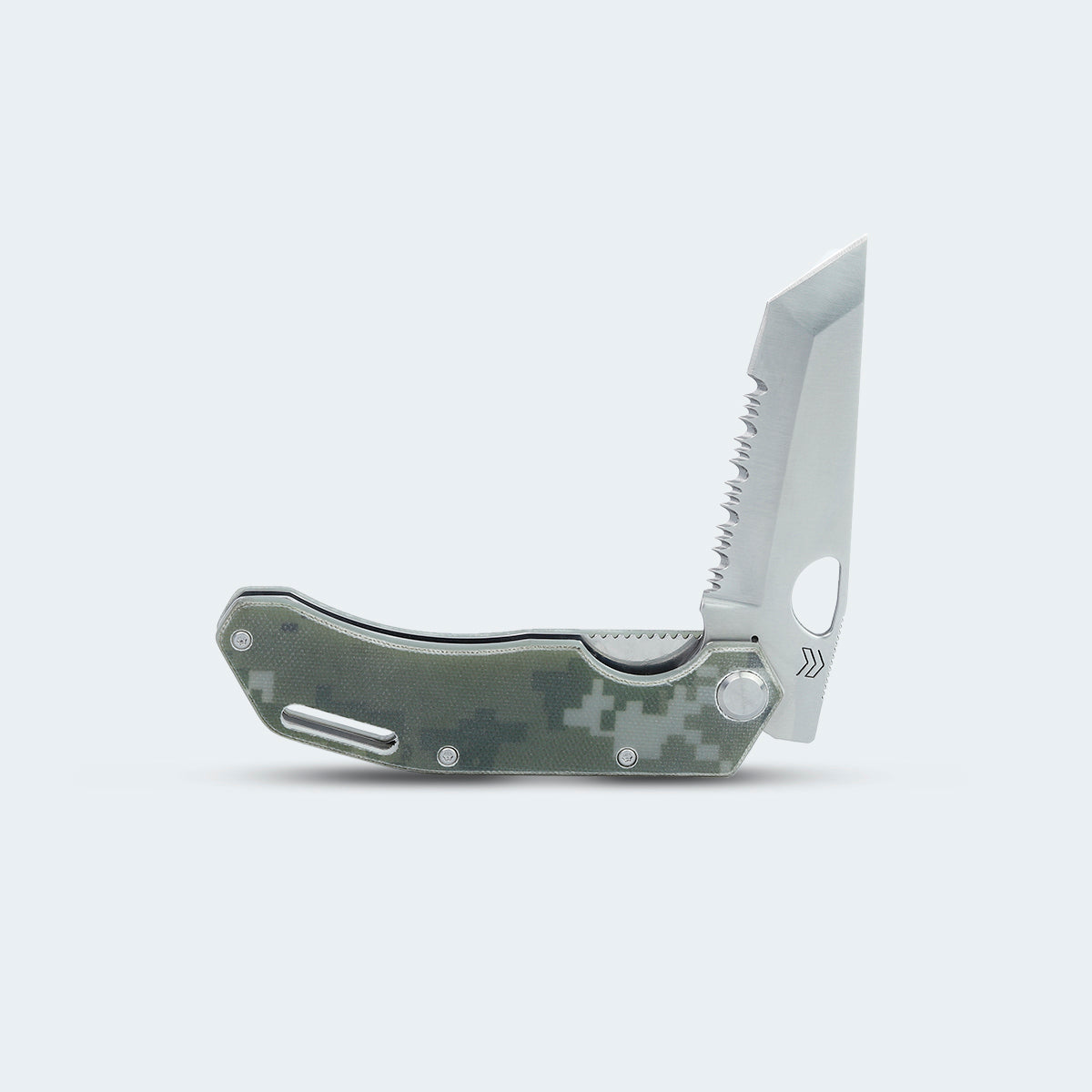 Canivete Cimo Komodo Tantô Roping Inox Cabo G10 Com Clip - K85TR-G10