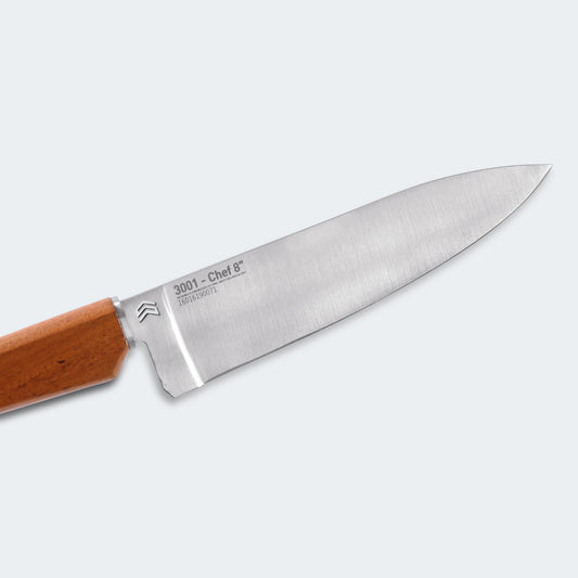 Faca Cimo Oiti Chef 8” Inox Cabo Madeira – 3001/8