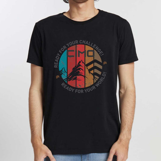 Camiseta Com Estampa Cimo Montanhas