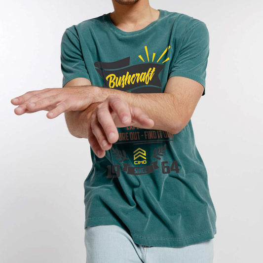 Camiseta Com Estampa Cimo Bushcraft