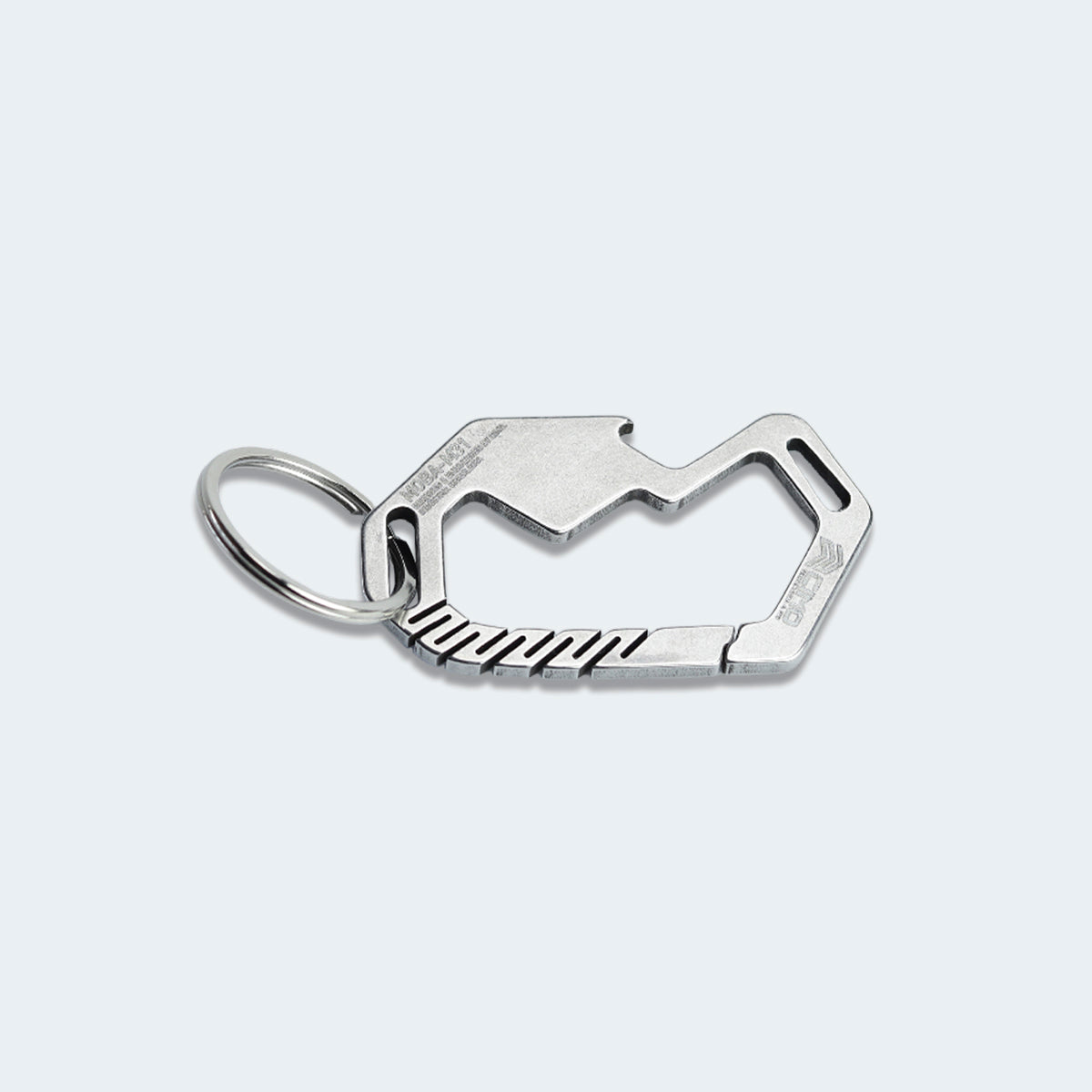 Mosquetão Holder Cimo MOBA 31 Inox com Couro Legítimo