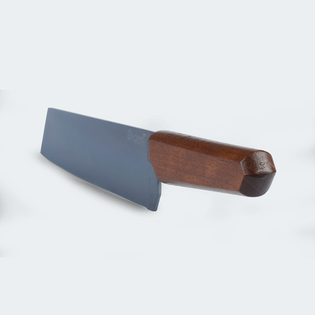 Faca Cimo Oiti Santoku 8” Black Titanium Cabo Madeira Com Estojo - 3003/8-BTI E