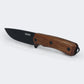 Faca Cimo Ax Borba Carbono 5" Preto Cabo Madeira Com Bainha  - 4041/5 MAD-PT