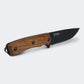 Faca Cimo Ax Borba Carbono 5" Preto Cabo Madeira Com Bainha  - 4041/5 MAD-PT