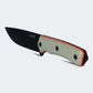 Faca Cimo Ax Borba Carbono 5” Preto Cabo Rigiflex Coyote Com Bainha - 4041/5 RFCO-PT