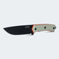 Faca Cimo Ax Borba Carbono 5” Preto Cabo Rigiflex Coyote Com Bainha - 4041/5 RFCO-PT