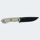 Faca Cimo Ax Borba Carbono 5” Preto Cabo Rigiflex Coyote Com Bainha - 4041/5 RFCO-PT