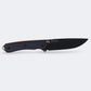 Faca Cimo Ax Borba Carbono 5” Preto Cabo Rigiflex Cyber Com Bainha - 4041/5 RFCY-PT