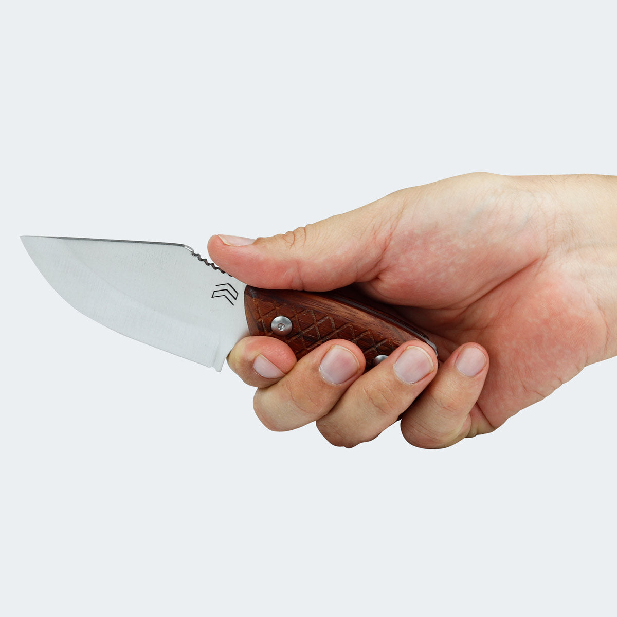 Faca Cimo Braba I Inox Cabo Madeira Com Bainha - BR189-MAD