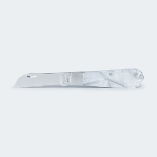 Canivete Cimo Inox Cabo Acrílico Branco Com Clip - 20/3 CLIP