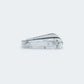 Canivete Cimo Inox Cabo Acrílico Branco Com Clip - 20/3 CLIP