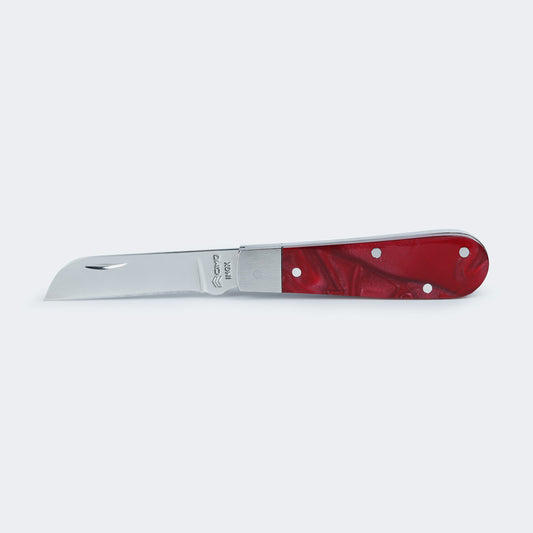 Canivete Cimo Inox Cabo Acrílico Vermelho Com Clip - 20/3 CLIP