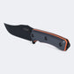 Faca Cimo Ax Cosme Carbono 5” Preto Cabo Rigiflex Cyber Com Bainha - 4042/5 RFCY-PT
