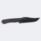 Faca Cimo Ax Cosme Carbono 5” Preto Cabo Rigiflex Cyber Com Bainha - 4042/5 RFCY-PT