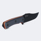 Faca Cimo Ax Cosme Carbono 5” Preto Cabo Rigiflex Cyber Com Bainha - 4042/5 RFCY-PT