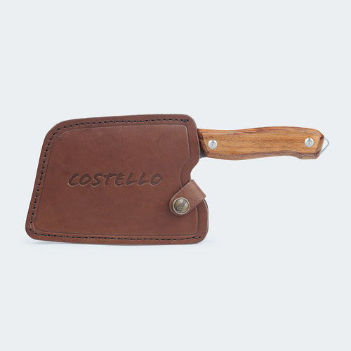 Cutelo Costello Inox Cabo Madeira Com Bainha - 3210/50 C/B