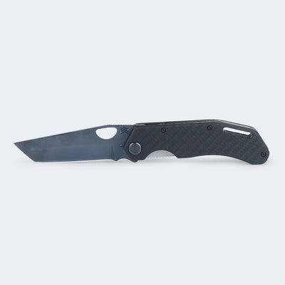Canivete Cimo Eclipse Tanto Black Titanium Cabo Fibra de Carbono Com Clip – EC85T-BTI