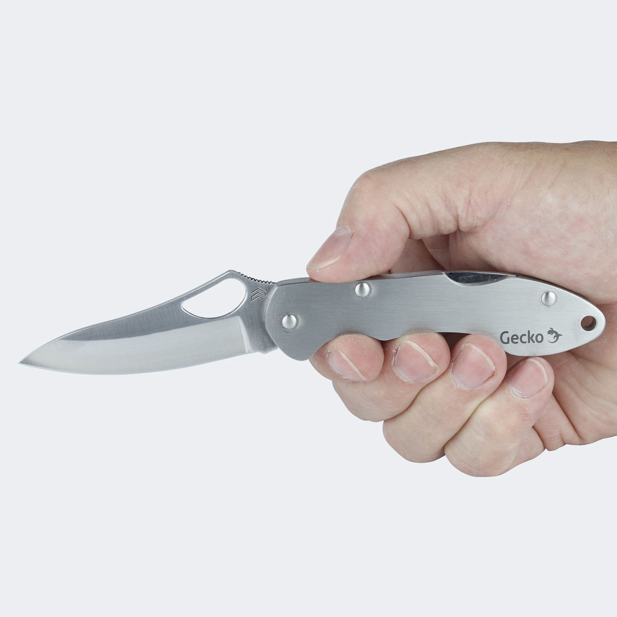 Canivete Gecko 7 Cabo Inox Com Clip - GE7 | Aço 420 C – Cimo