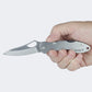 Canivete Cimo Gecko 7 Inox Cabo Inox Com Clip - GE7