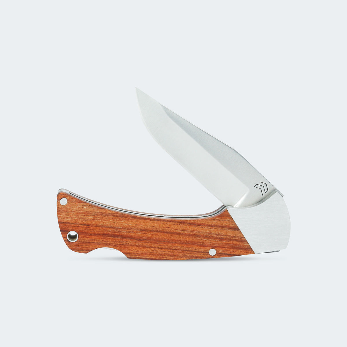 Canivete Cimo Huffero 80 Inox Cabo Madeira Com Clip - H80-MAD