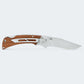 Canivete Cimo Huffero 80 Inox Cabo Madeira Com Clip - H80-MAD