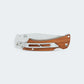 Canivete Cimo Huffero 80 Inox Cabo Madeira Com Clip - H80-MAD