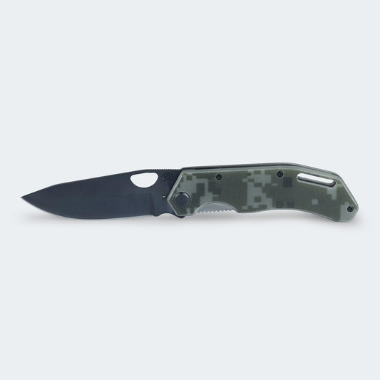 Canivete Cimo Komodo Black Titanium Cabo G10 Com Clip - K85-G10-BTI