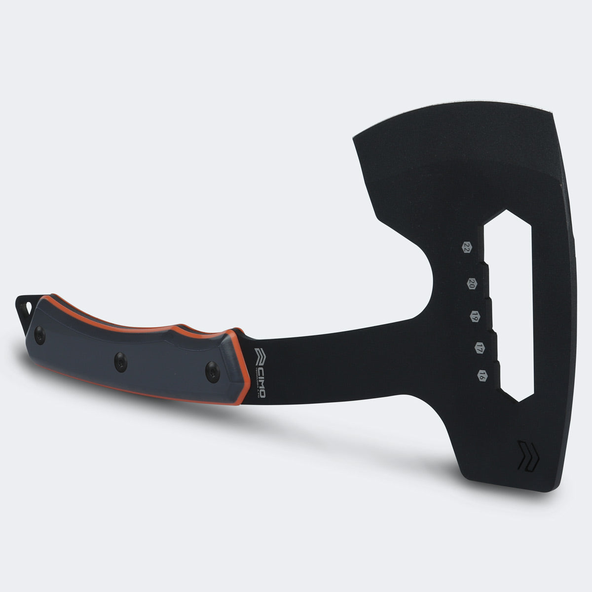 Machado Cimo Ax Carbono 90mm Preto  Cabo Rigiflex Cyber Com Bainha - 4001/90 RFCY-PT