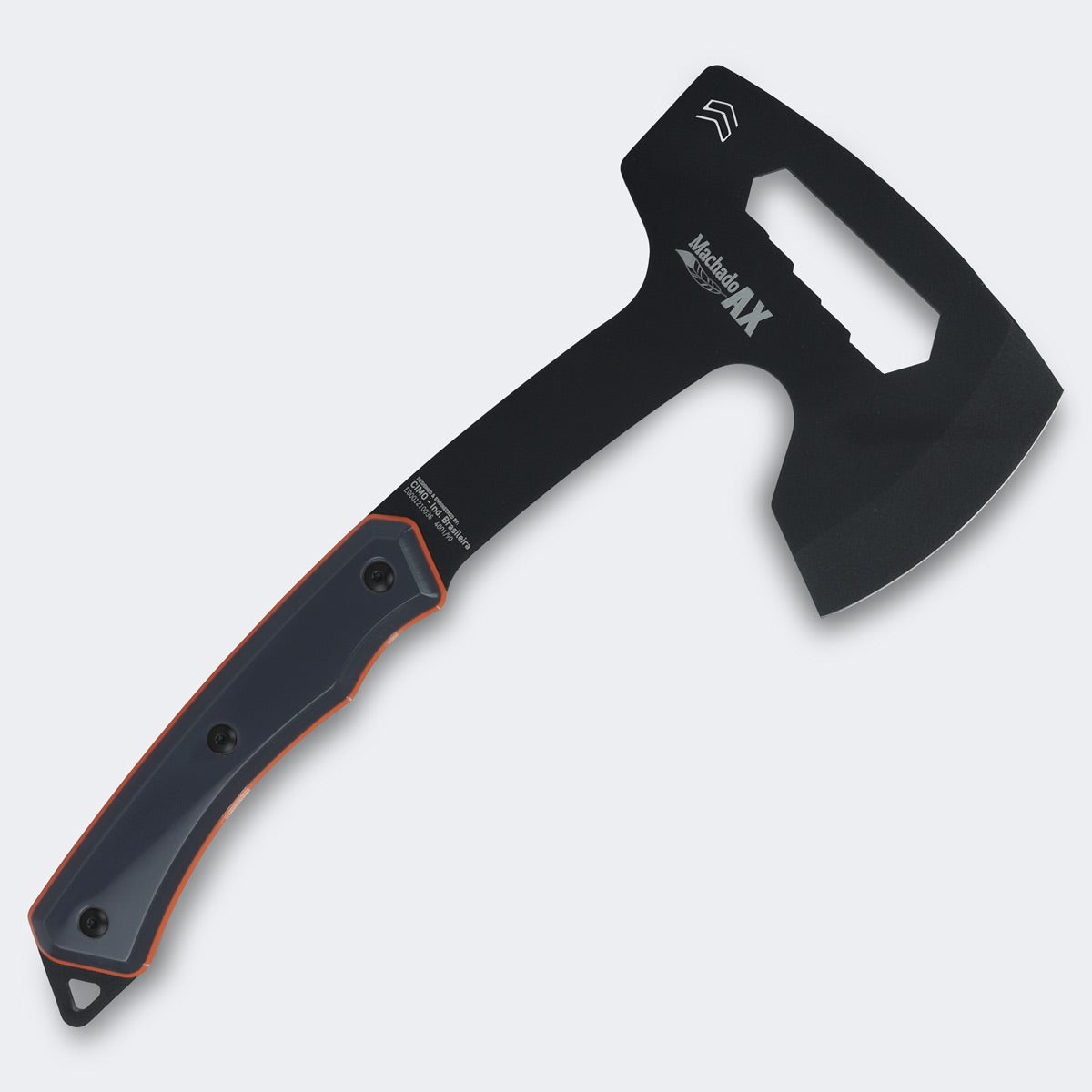 Machado Cimo Ax Carbono 90mm Preto  Cabo Rigiflex Cyber Com Bainha - 4001/90 RFCY-PT