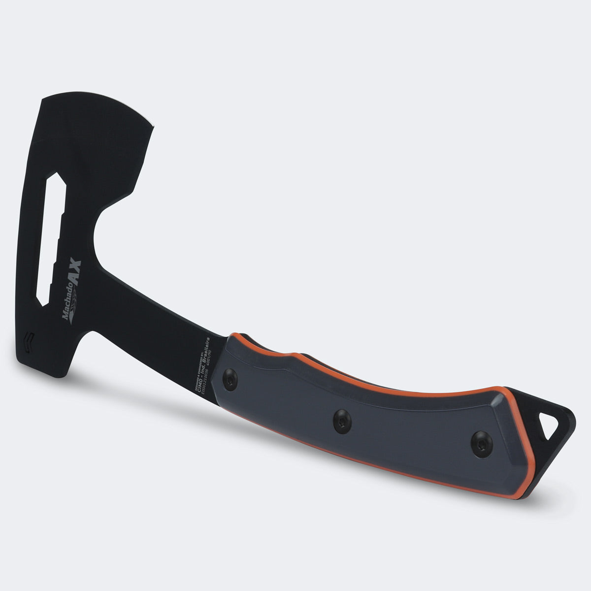 Machado Cimo Ax Carbono 90mm Preto  Cabo Rigiflex Cyber Com Bainha - 4001/90 RFCY-PT