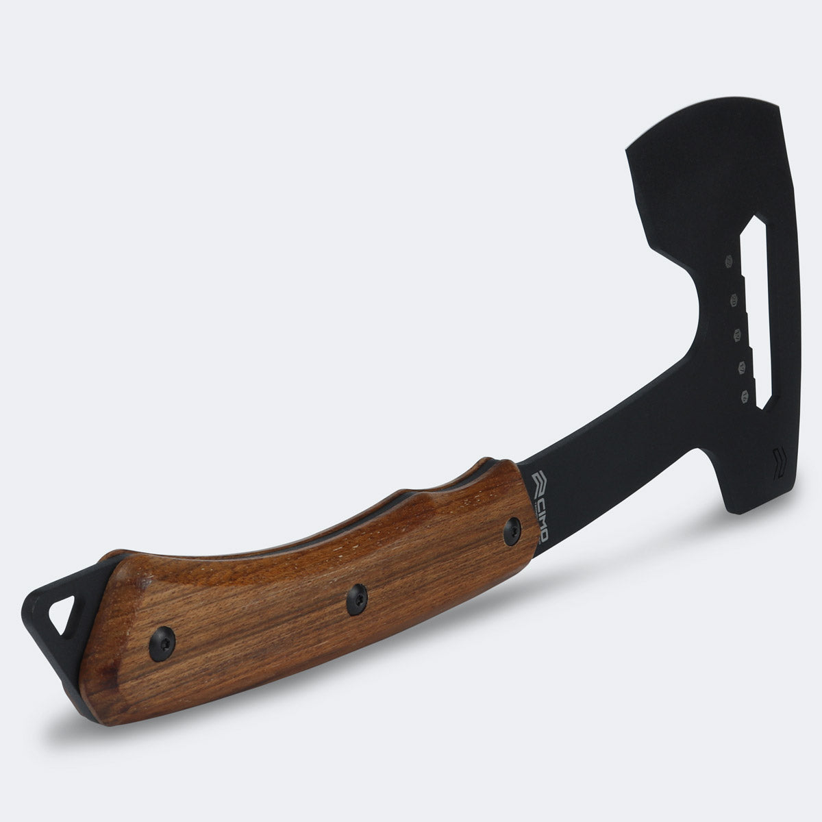 Machado Cimo Ax Carbono 90mm Preto Cabo Madeira Com Bainha - 4001/90 MAD-PT