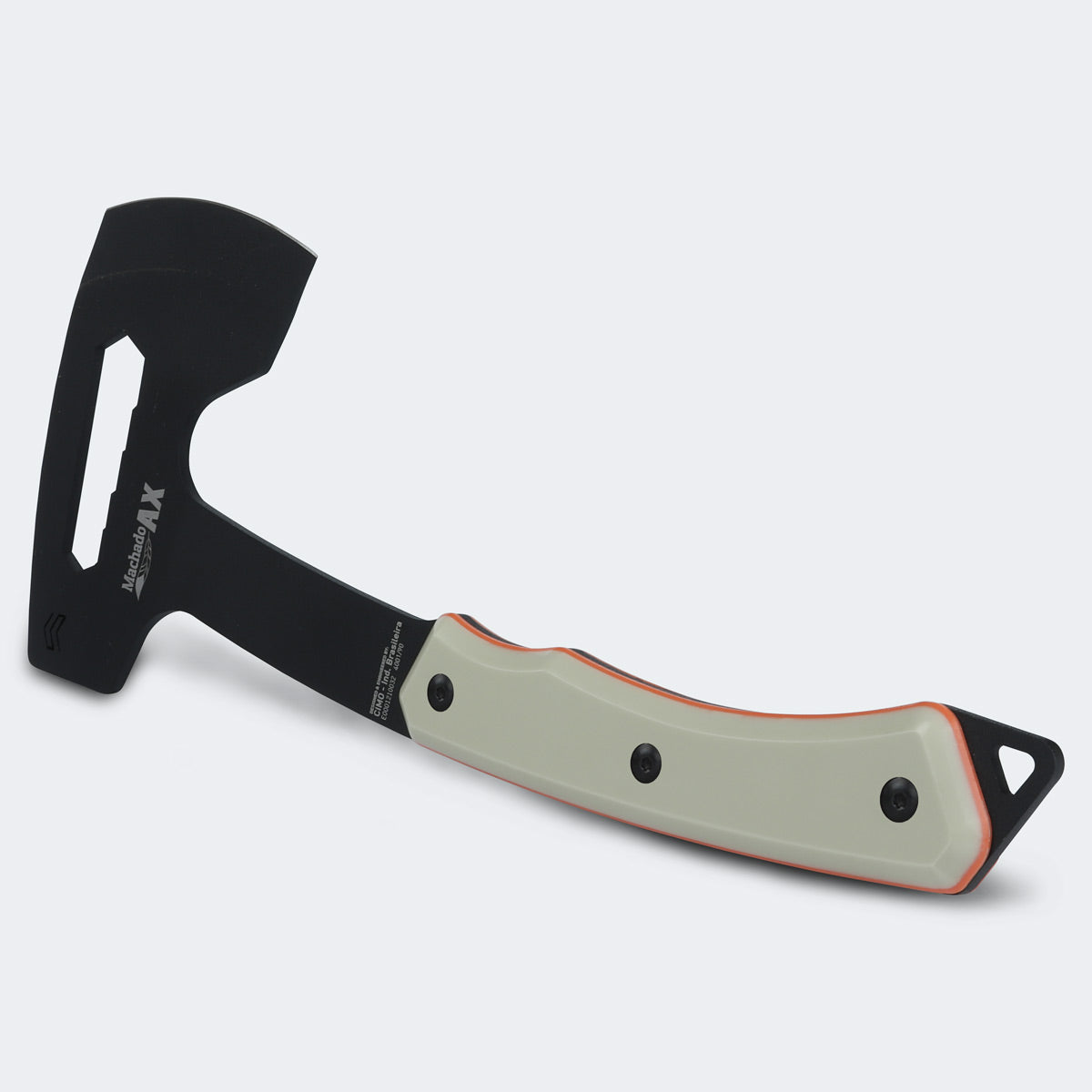 Machado Cimo Ax Carbono 90mm Preto Cabo Rigiflex Coyote Com Bainha - 4001/90 RFCO-PT