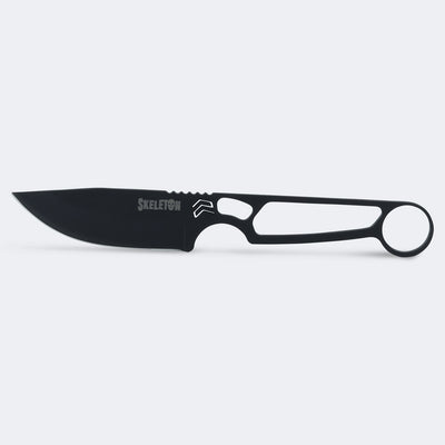 Faca Cimo Ax Skeleton Carbono 85mm Preto Com Bainha - 4030/85-PT